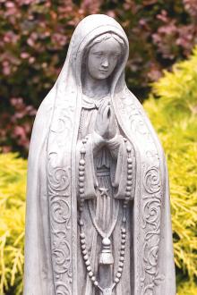 Our Lady of Fatima garden statue by Massarelli, religious, statuary